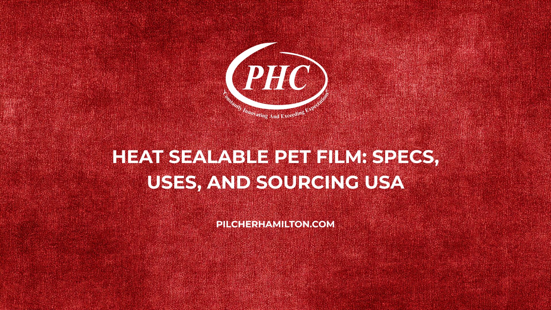 Heat sealable PET film rolls USA