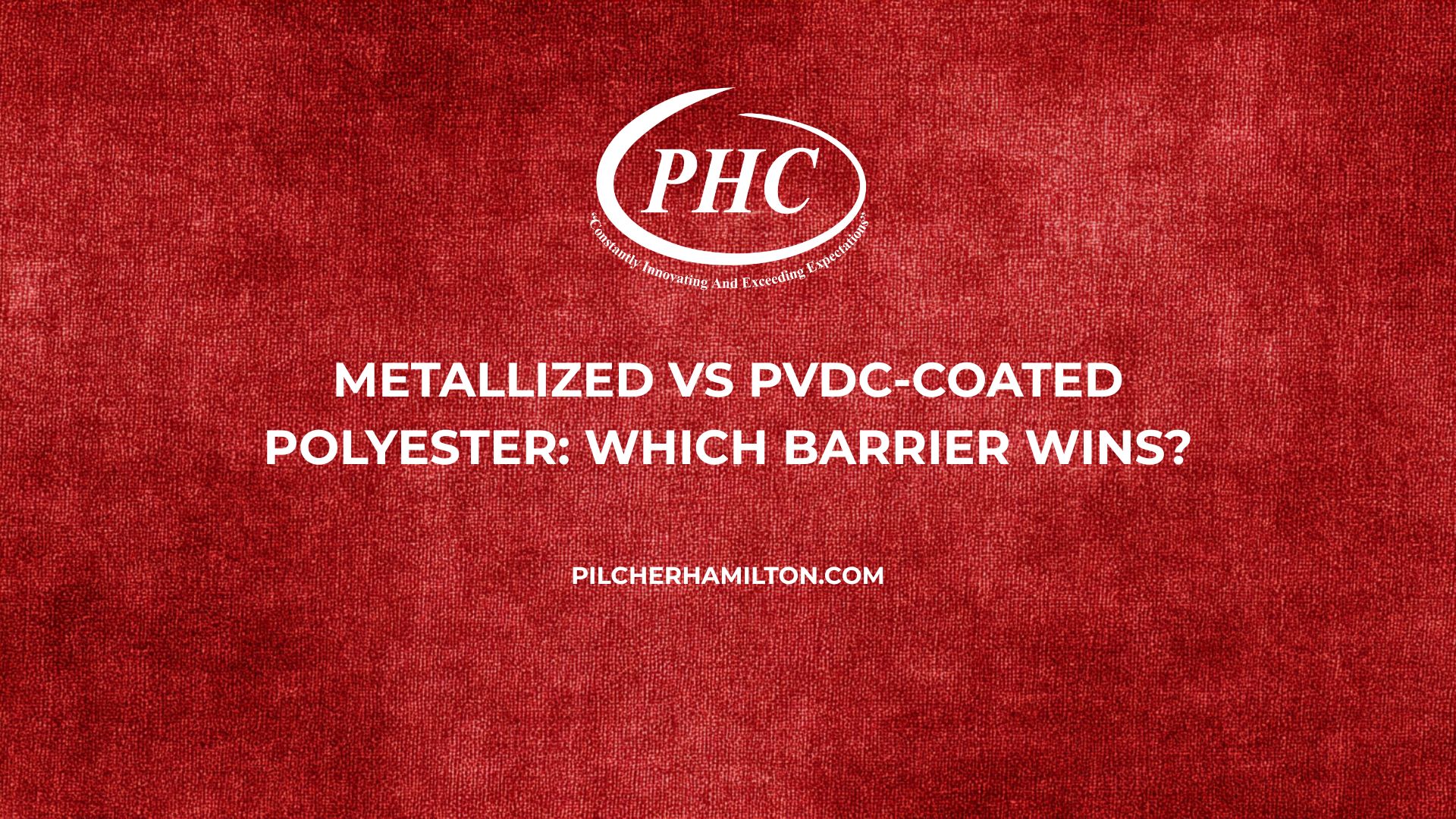 Side-by-side metallized PET and PVDC-coated PET rolls