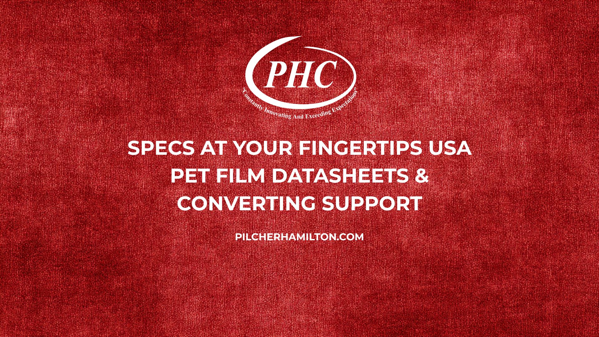 Specs at Your Fingertips USA | PET Film Datasheets & Converting Support