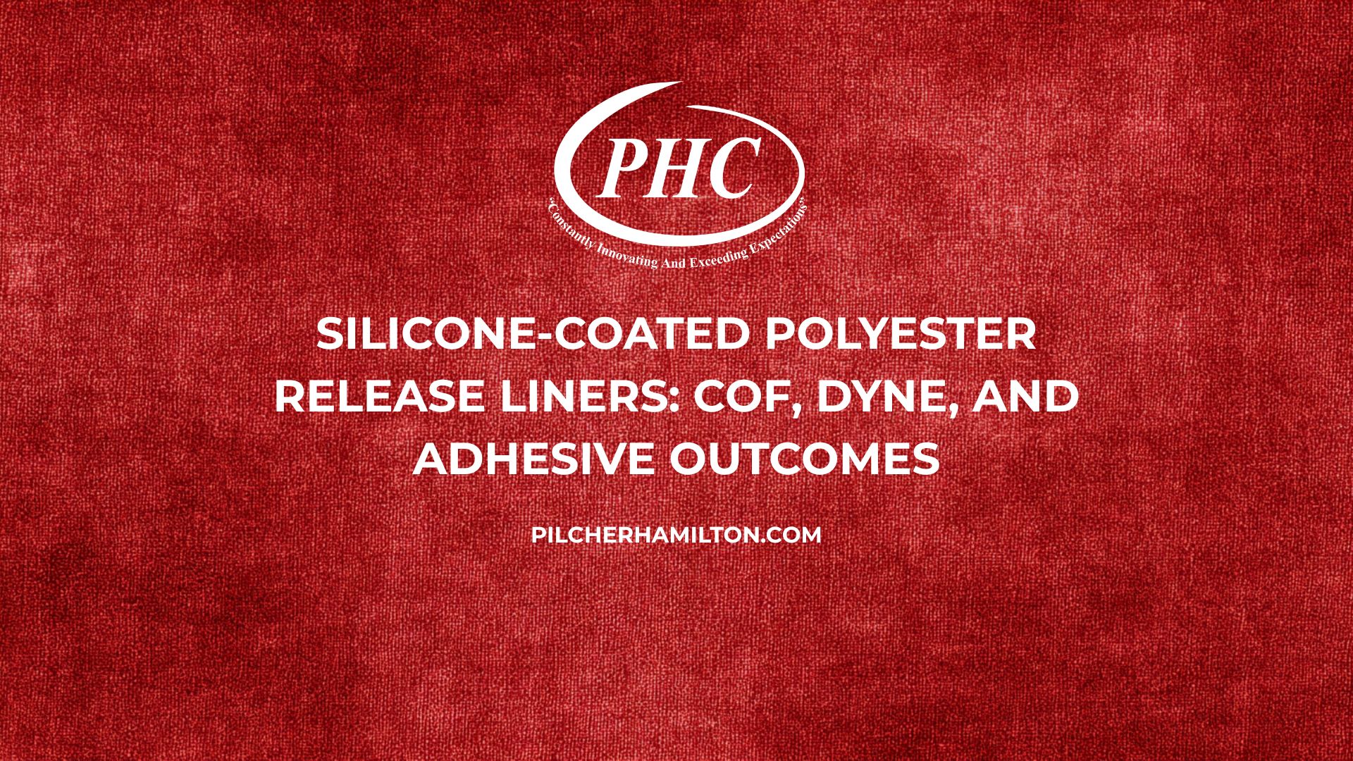 Silicone‑coated polyester release liner on a converting line
