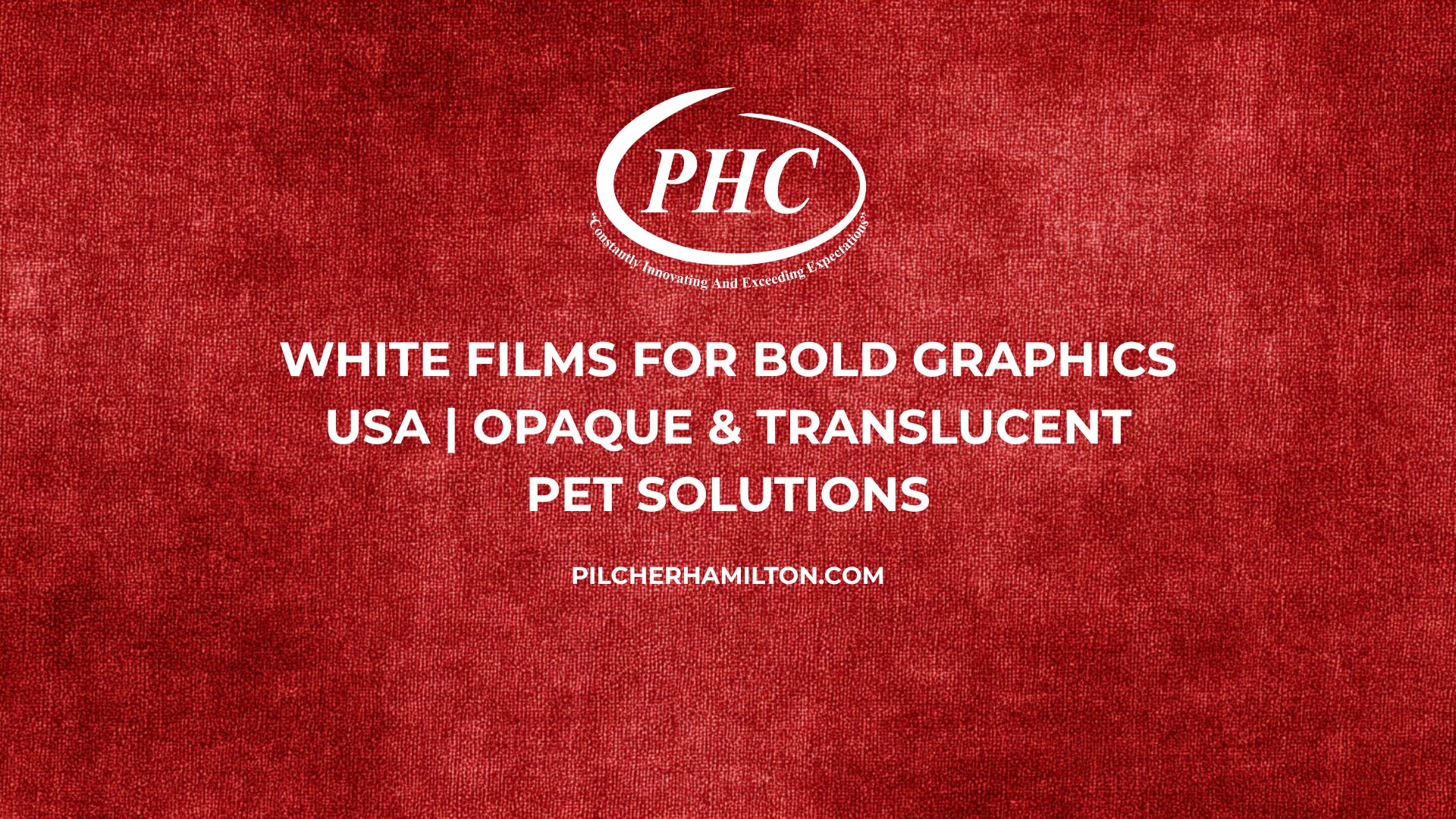 White Films for Bold Graphics USA | Opaque & Translucent PET Solutions