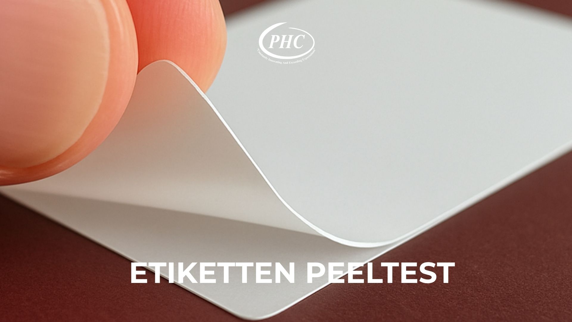 Etiketten Peeltest: The Precision Standard in Polyester Film Performance