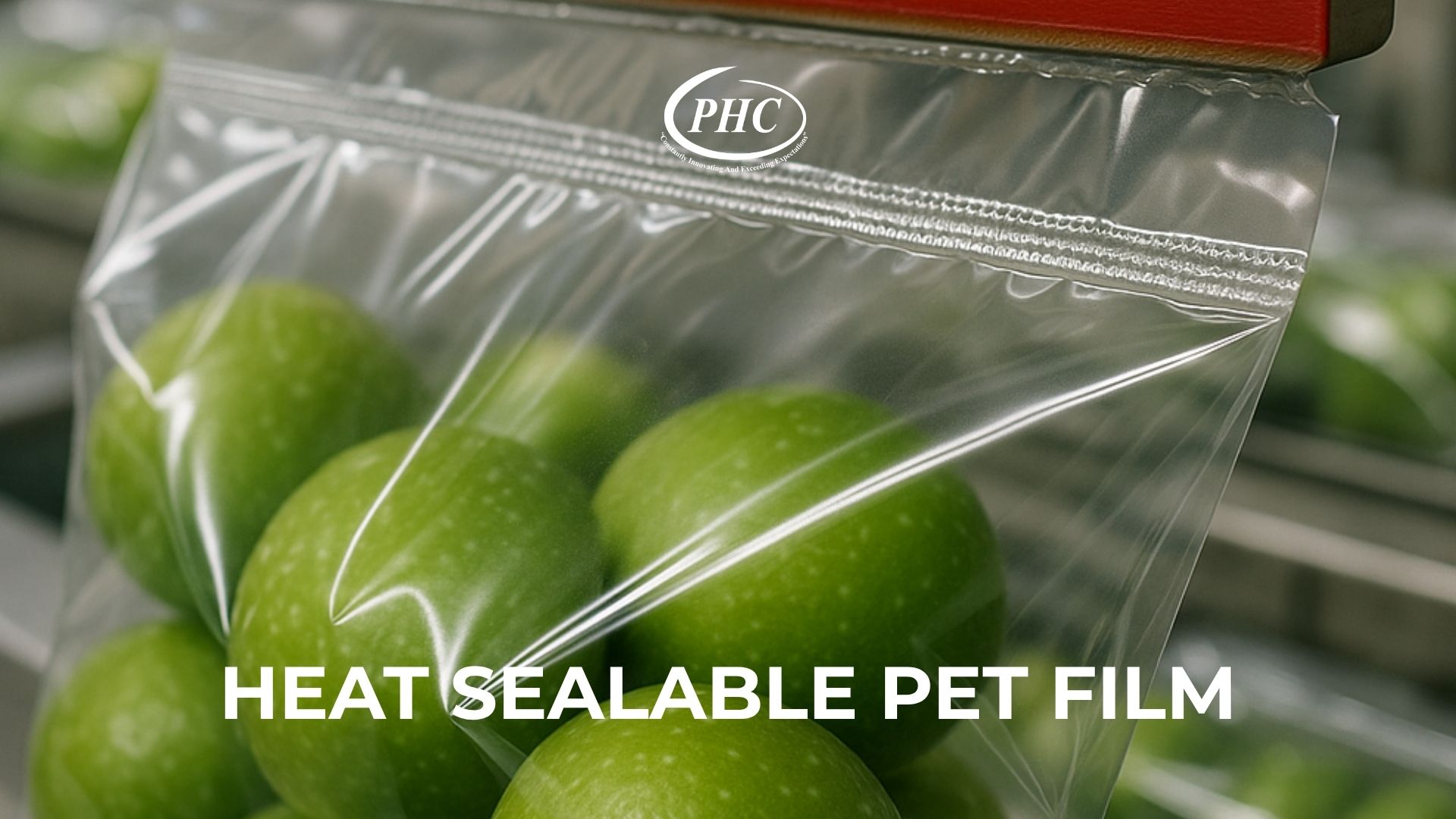 Heat sealable PET film packaging sealing snack pouches and flexible products